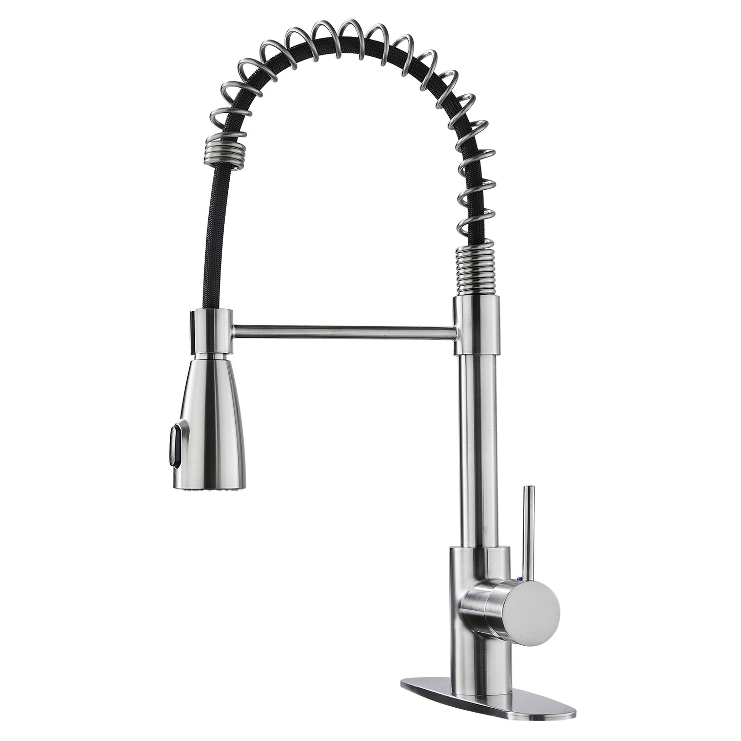 Cobbe Sensor Single Handle Pull Down Spray Kitchen Faucet
