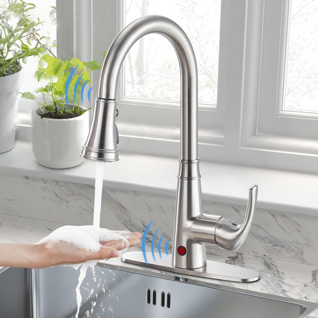 How to install Cobbe Touchless Kitchen Faucet?---------KC05T01